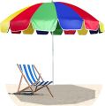 Garden Umbrella Outdoor Big Size Without Stand Multicolor Waterproof Heavy Duty Patio Garden Umbrella, portable waterproof Sun Shade For Beach/Swimming Pools/Patio/garden Adjustable Ultra Violet protection houseware parasol. 