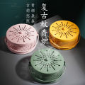 9URT Wholesale Retro Mosquito Coil, Tray Mosquito Coil, Mosquito Coil, Mosquito Coil, Wrought Iron with Lid, Indoor Fireproof Mosquito Incense Burner, Sandalwood Aromatherapy. 