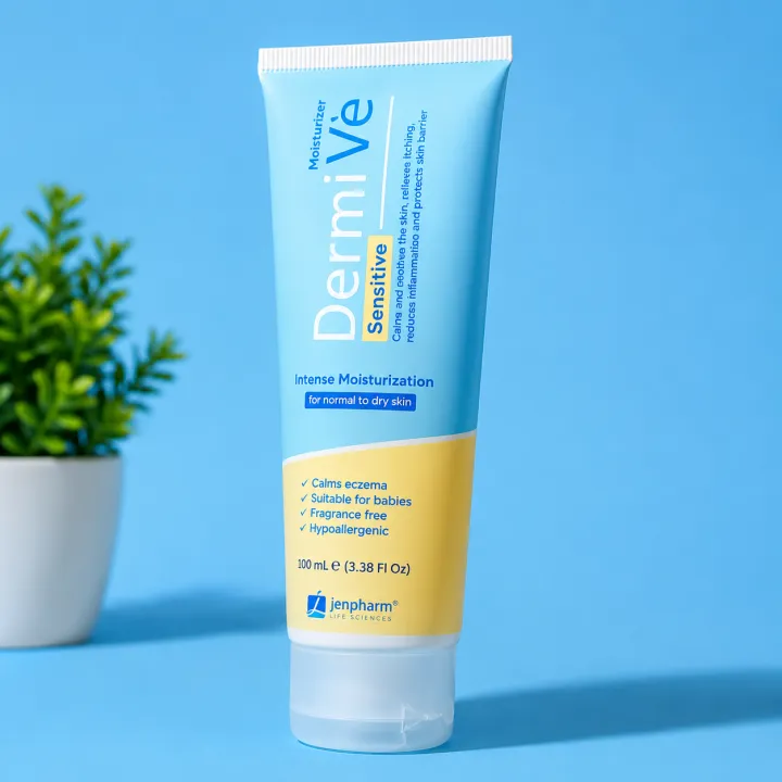 Dermive Sensitive Moisturizing Cream – 100ml | Best Dermive Moisturizer ...