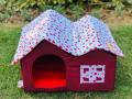 Cat & puppy house / cat & puppy hut / soft indoor cat & dog house Size = (S, M, L, XL). 