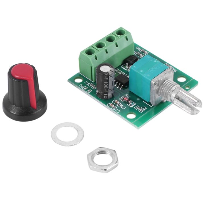 BOJACK 2-Pack Low Voltage DC Motor Speed Controller – PWM 1.8V-15V 2A 30W Adjustable Driver With Switch