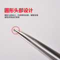 Medical tweezers stainless steel tip with teeth non-slip surgery small clips plucking thickened medical supplies equipment tools. 