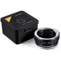 K&F Concept PK K Mount Lens to Sony NEX E-Mount Lens Adapter, Compatible with Sony NEX-3 NEX-3C NEX-3N NEX-5 NEX-5C NEX-5N NEX-5R NEX-5T NEX-6 NEX-7 NEX-F3 NEX-VG10 VG20. 