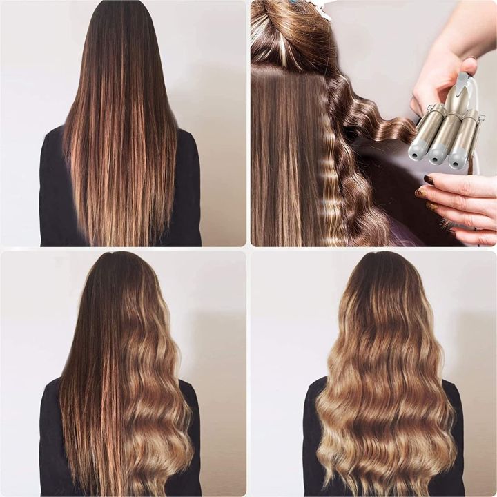 Hair%20Curler,%2025mm%20Hair%20Waver%20Curling%20Iron%20Wand%20Adjustable%20Temperature%20with%202%20Temperature%20Control%20for%20Long%20or%20Short%20Hair%20Styling,%20Curling%20Iron%20Large%20Wave%20Ceramic%20Wide%20Hair%20Crimpers,%20Gold%20-%20Image%205