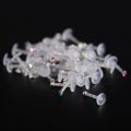 【Hengli jewelry story】25PCS/Lot Zircon monroe Lip Bar Ring Plastic Cartilage Tragus y Girls Piercing Jewelry Anti-allergic. 