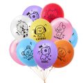 1pcs Kpop Bt21 BTS Latex Balloon Party Decoration TATA COOKY CHIMMY SHOOKY RJ KOYA MANG Background Decorations Supplies Needs. 