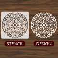 Mandela Reusable Stencil For wall Painting Art DIY Home Decor, Album Crafts and Canvas. 