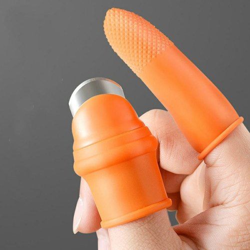Multi-Purpose Silicone Thumb Knife Finger Protector Vegetable Harvesting Knife Plant Blade Scissors Cutting Rings, Kitchen Accessories, Garden Tools