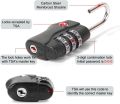 Pack of 2 President TSA Lock Approved For Suitcase, Travel Bag 3 Digit Combination Pad locks for Suitcases & Baggage Stylish Lock Best for Traveling Stainless Steel. 