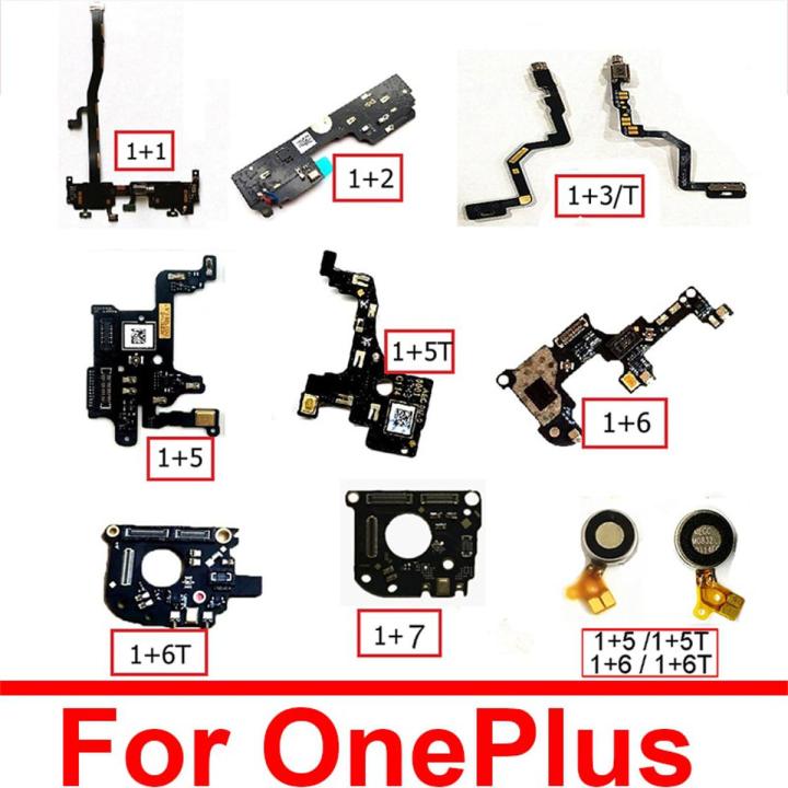 Microphone Board Vibration Module For OnePlus 1+1 2 3 3T 5 5T 6 6T 7 7T Pro Motor Microphone Flex Cable Replacement