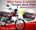 Bike Seat Cushion and Motorcycle Seat Cover | Red Black Waterproof Universal Relaxer Seat Cushion for bike | Anti Back Pain Bike Seat Cover Soft Cushion for all Bikes. 