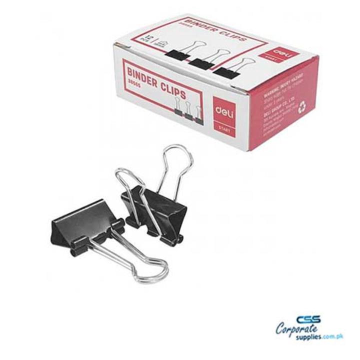 Binder Clip 41mm (Box) Black Model 38562 (12 Pcs Pack)