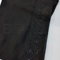 Stoler scarf black stoller scarf hijab chifdon Black stole. 