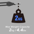 FIFINE BM63 Arm Stand-Heavy Duty Boom Arm, Suspension Scissor Adjustable Mic Stand with Desk Mount, 5/8" Screw, Cable Ties, for Recording Gaming Streaming Podcasting. 