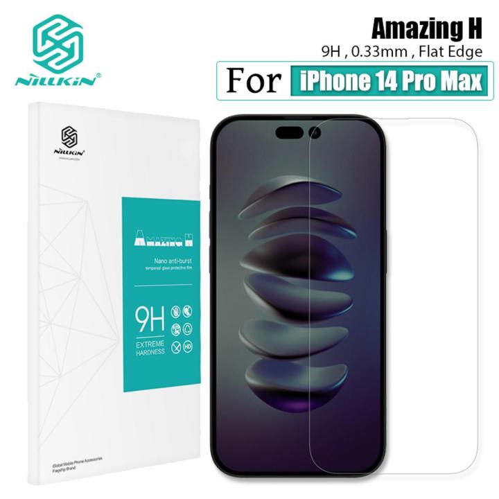 Nillkin 9H Tempered glass for iPhone 14 Pro Max Screen Protectors H 0.33MM Anti-glare Proof Protective Tempered Glass Film