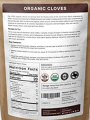 ORGANIC Cloves Whole - 100% Pure USDA Organic - Non-GMO, Keto Friendly, Non-Irradiated Fresh Clove Seed Spice - 20g. 