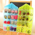 16 Pocket Durable Clear Door Fordable Wardrobe Storage Organizer Hanging Bag. 