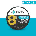 Factor Electrical Insulation PVC tape, Length: 8 yard, Available in 3 Colors: White, Black and Red. 