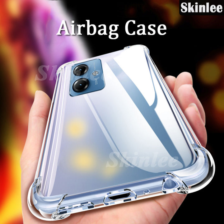 For Motorola MOTO G14 Case Air Protection Silicone Clear Transparent Shockproof Cover for Motorola G14 Phone Casing