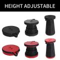 Portable Retractable Folding Stool, Telescoping Minimax Stool Seat Lightweight for Camping Fishing Hiking Indoor and Outdoor Travel. 