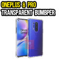 OnePlus 8 Pro Back Cover Transparent Extra Bumper Anti Shock Soft Crystal Clear Case For OnePlus 8 Pro. 