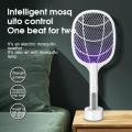 Rechargeable Electric Mosquito Killer Racket 2 In 1 LED Flash Light. 