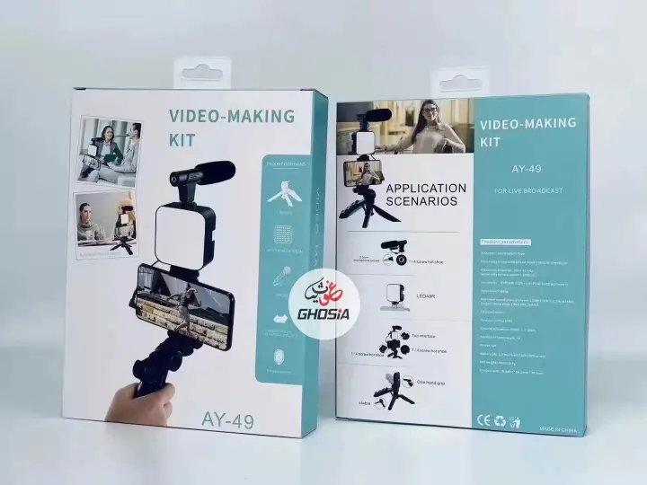 Complete%20Smartphone%20Vlogging%20Kit%20%E2%80%93%20Includes%20LED%20Light,%20Microphone,%20Tripod,%20and%20Phone%20Holder.%20Perfect%20Starter%20Kit%20for%20YouTube,%20TikTok,%20and%20Instagram%20Videos,%20Bringing%20Professional%20Quality%20to%20Your%20Filming%20on%20the%20Go!-2449%20-%20Image%203