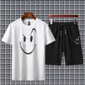 New trendy smile printed tend shorts tracksuit soft & comfortabl fabric tracksuit for men and boys. 
