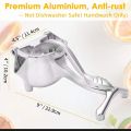 Hand Press Fruit Juicer | Manual Fruit Juice Extractor/Squeezer | Manual Fruit Juicer/Presser, Aluminum Alloy. 