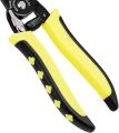 Electrician 10-22 AWG Wire Manual Stripper Cutter Yellow Black. 