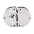 Glass to Glass Stainless Steel Door Lock /D Lock 10-12mm Glass Swing Push Sliding Door Lock with Keys.. 