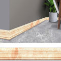 2.3Meter/roll 3D Pattern Sticker Wall Trim Line Skirting Border Decor Self Adhesive Household Baseboard Waterproof Wall Stickers. 
