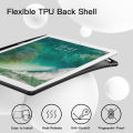 For CASE i|Pad Pro 12.9 Inch (2015/2017 Model, 1st/2nd Gen) with Pencil Holder, Slim Tablet Cover with Soft TPU Back. 