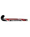 BE-HS-001 - Varuca Composite Hockey - Black, Red & Silver. 