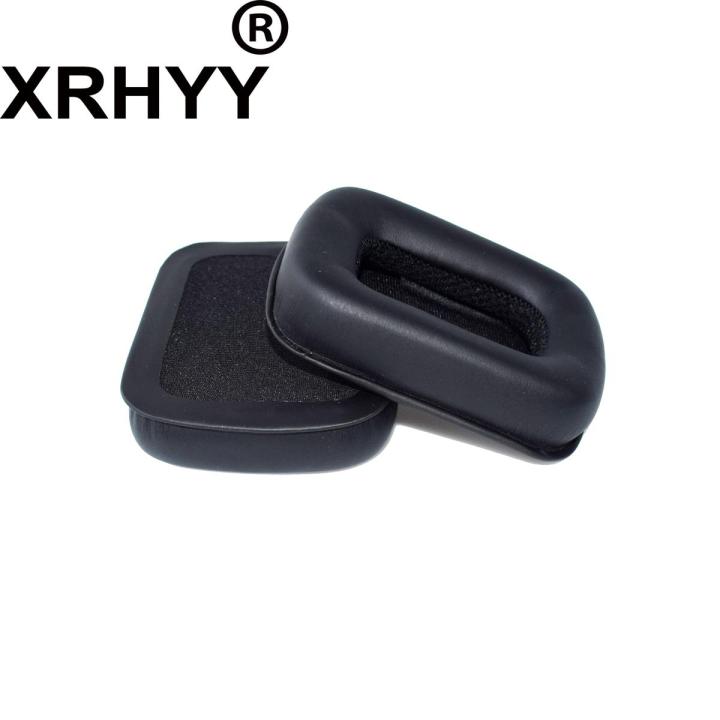 XRHYY Black Replacement Foam Ear Pads Pillow Earpads Cushions For Mad Catz Tritton Kunai PS4 Stereo Gaming Headset Headphones