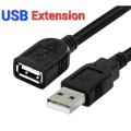 USB Extension Cable Super Speed USB 2.0 Cable Male to Female USB Cable High-Speed Data Transfer Compatible with Laptop, PC, Webcam, Gamepad, USB Keyboard, Mouse, Flash Drive, Hard Drive, Oculus VR, Xbox. 