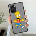 Bart Simpson Cartoon Homers Matte Case For Xiaomi Redmi Note 11S 8 Pro 12 5G 9S 13 Pro 8T 11Pro Plus 7 12S 10 13 9 Fundas Cover. 