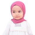 Muslim Kids Girls Hijab Islamic Headscarf Scarf One Piece Children Full Cover Makna Wrap Cover 2-7 Y  Camila's Children's Pashmina/jersey Instant Pashmina Scarf. 