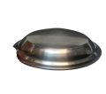 One Plate Stainless Steel Size 9 inches. 