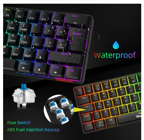 [MECHANICAL KEYBOARD W] [WordsWorth Wired Keyboard Mouse Set – USB Plug ...