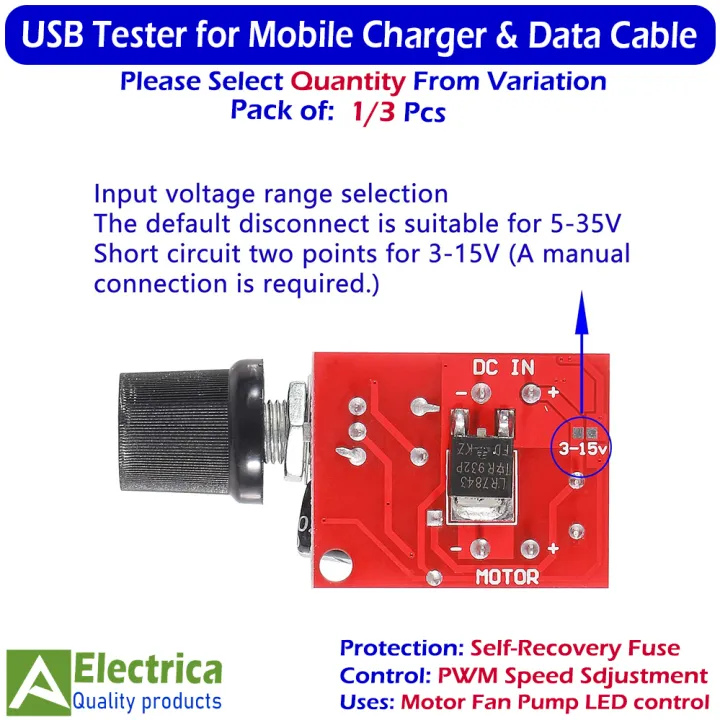 1%20/%203%20Pcs%20DC%20Motor%20Speed%20Controller%20Module%20With%20Self-Recovery%20Fuse%205A%2090W%20DC%20Motor%20/%20LED%20PWM%20Controller%20Dimmer%20by%20Electrica%20-%20Image%202