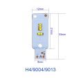 【Topnotch Store】2pcs/lot LED ZES for X3 Car Headlight Bulbs H1 H7 H3 880 9005 9006 H13 9004 9007 X3 Auto LED Headlamp Chip Accessory. 