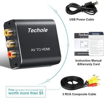 RCA%20AV%20To%20HDMI,%201080P%20RCA%20Composite%20CVBS%20AV%20To%20HDMI%20Video%20Audio%20Converter%20Adapter%20PAL/NTSC%20-%20Black%20-%20Image%202