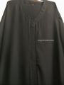 Light Abaya without Stone work | Light-weight Abaya Suitable Women | Straight Plain Black Abaya for Casual Use | Front Open Simple Black Abaya | Front Closed Simple Black Abaya | Nidah Fabric Abaya for Casual Wear | Plain Black Abaya for Everyday. 
