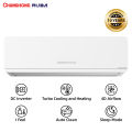 Changhong Ruba - SDH-12QDN - 1 Ton - DC Inverter Heat & Cool Air Conditioner - 12,000 BTUs - 10 Years Brand Warranty - Megmeet PCB - White. 