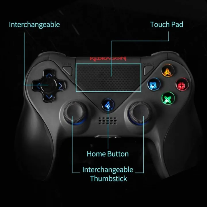 Redragon%20G809%20JUPITER%20Wireless%20Gamepad%20Bluetooth%20Gaming%20Controller%20Joystick%20for%20Nintendo%20Switch,%20Play%20Station%204%20PS4%20-%20Image%204