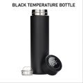 Smart LED Temperature Display Water Bottle 500ML | Stainless Steel Vacuum Insulated Thermos Flask | Hot & Cold Beverage Bottle | Intelligent Coffee Thermal Mug For Gym, School, Sports And Everyday Use. 