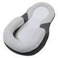 Infant Support Head Pillows, Sleep Mat Crib, Newborn Baby Lounger Pillow for Sleeping, Babies Bed Mattress Cribs, Prevent Flat Head, Easy Cleaning Sleeping Lounger, for 0-12 Months Baby Lounger. 