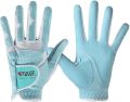 PGM Women's Golf Glove One Pair  Improved Grip System, Cool and Comfortable (Blue). 