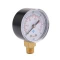 Water Manometer-1 x Pressure Gauge-Black + Gold + White. 
